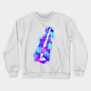 Watercolor Violin (White Version) Crewneck Sweatshirt